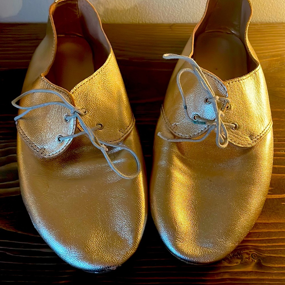 Hobes Women’s Boat Flats Classic Gold